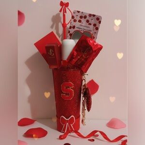 Red Glitter Tumbler Cup with Jimmy Choo, Coach and more